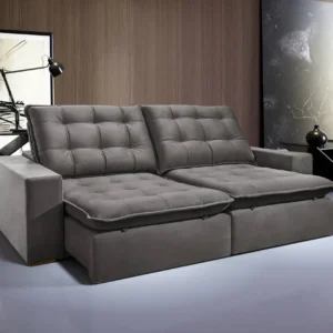 Sofás Retrátil e Reclinável 2,50M x 1.30M Holanda Espuma d45soft Pillow 18cm