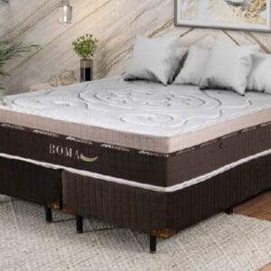 Conjunto Base+Colchão Roma Soft Euro Pillow