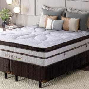 Conjunto Base+Colchão Roma Soft Pillow Americano